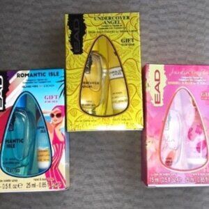3 pc EAD MINI PERFUMES AND LOTION GIFT SET FOR HER GIFTS WOMEN PARTY BODY SPRAY